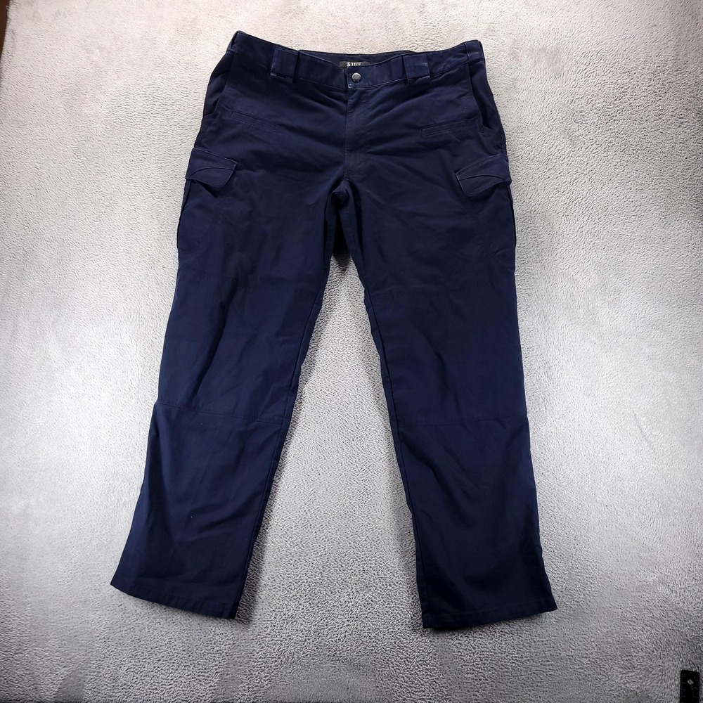 5.11 Tactical Pants Mens 42x32 Blue Cargo Workwear Outdoor Hiking Tactical